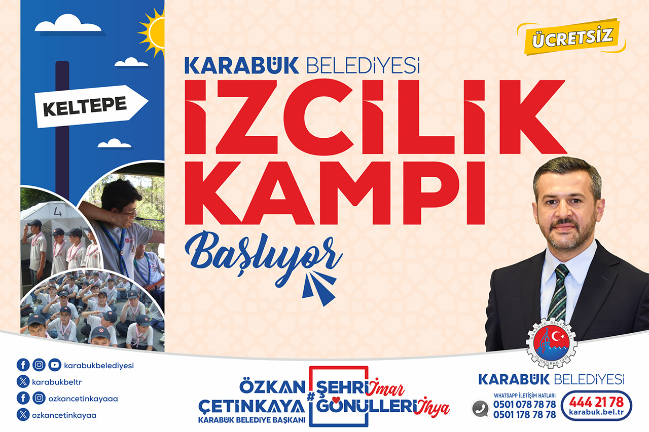 Belediyemiz Gençler İçin İzcilik Kampı Düzenliyor