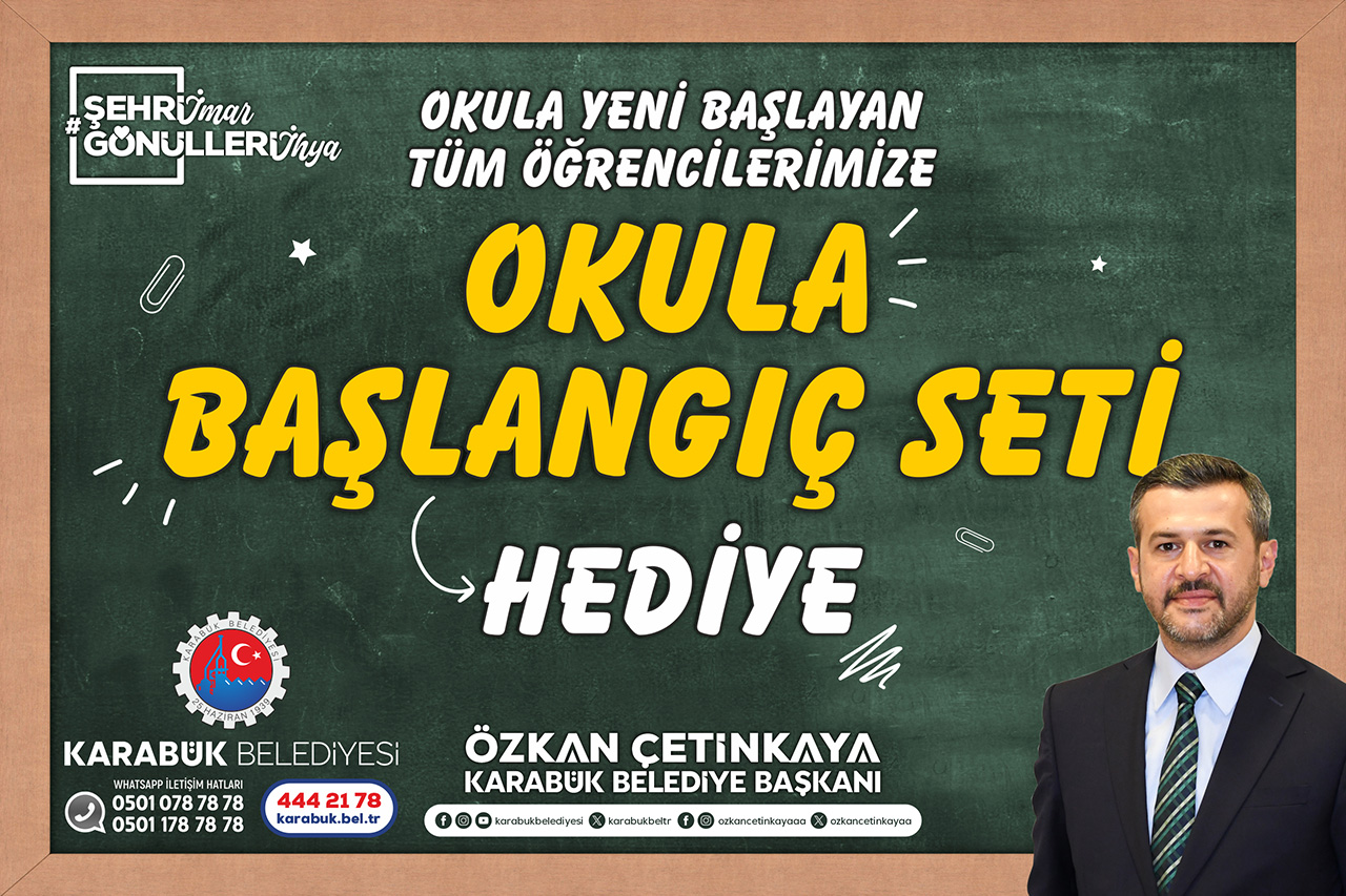 Karabük Belediyesinden Geleceğimizin Teminatı Olan Öğrencilerimize Destek