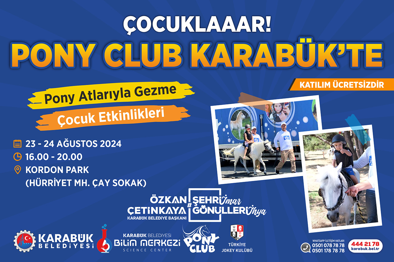 Pony Club Karabük’e Geliyor!