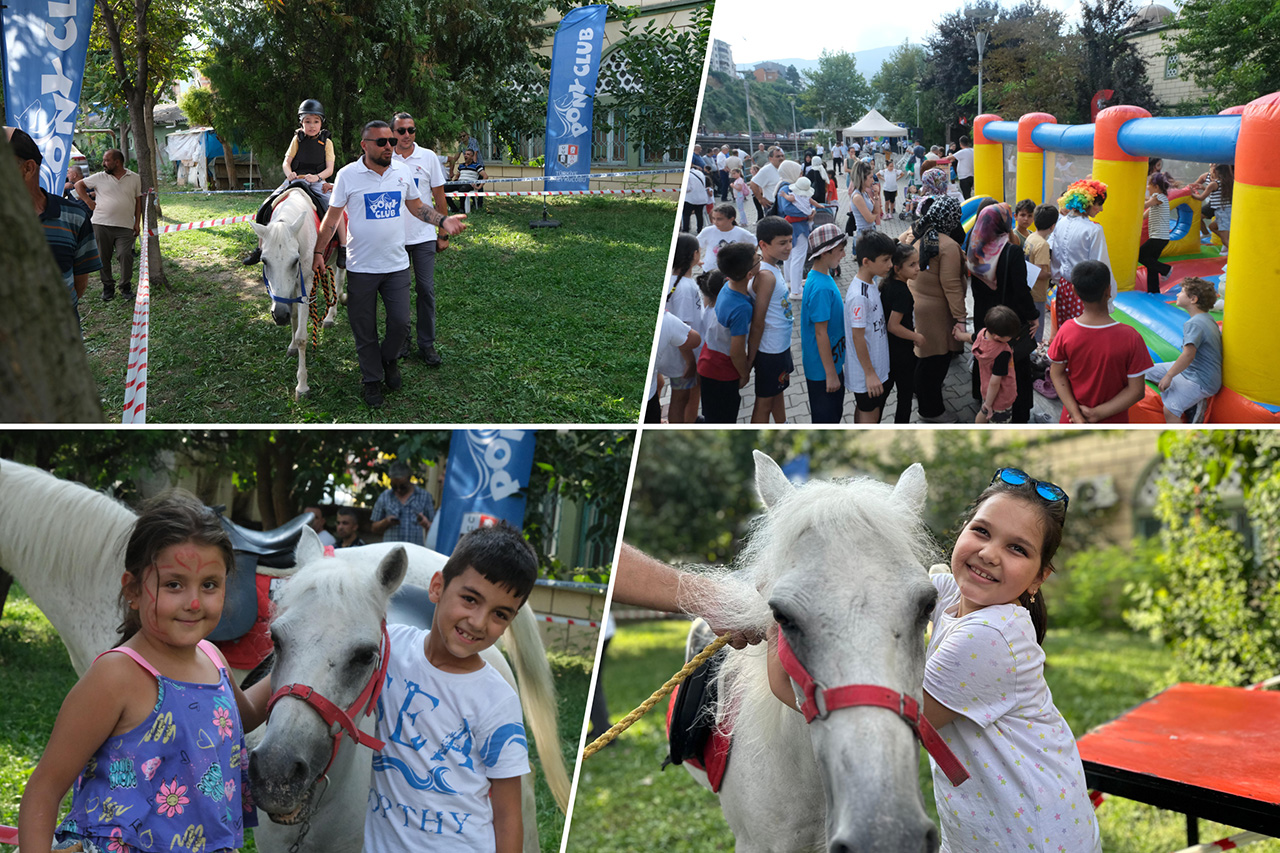 Karabük Belediyesinden Çocuklara Özel Pony Club Etkinliği Kordon Park’ta Gerçekleşti