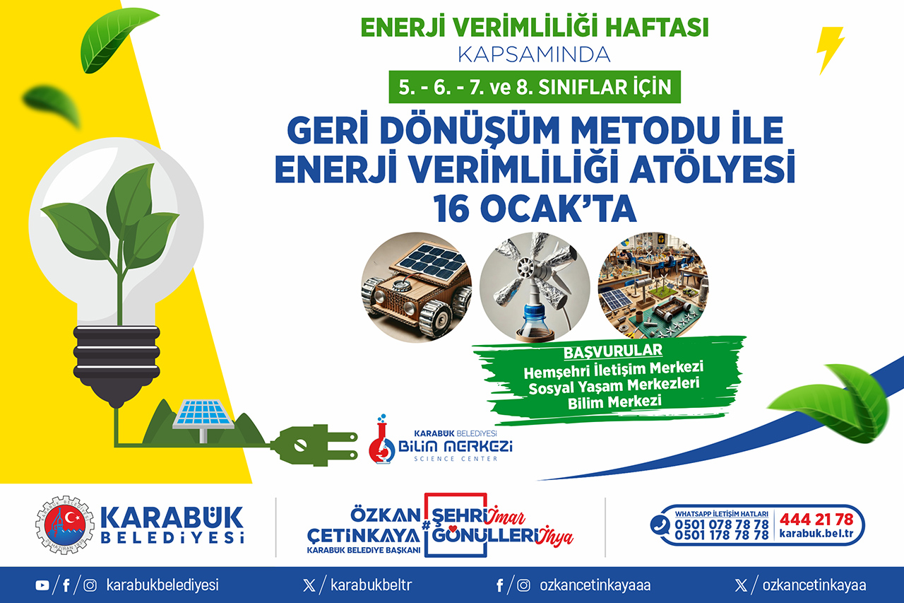 Öğrencilere Enerji Verimliliği Atölyesi